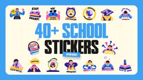 Animated School Stickers Collection, an Emoji Icon by Prosymbols (Thumbnail 4 of 4)