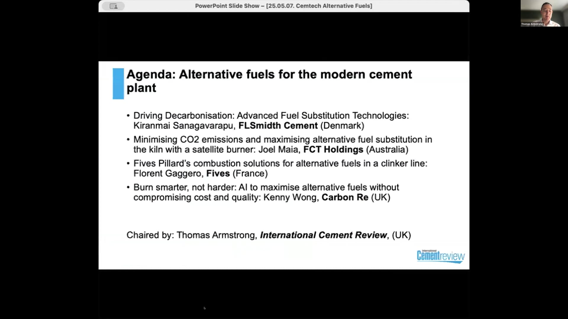 Cemtech Live Webinar: Alternative fuels for the modern cement plant