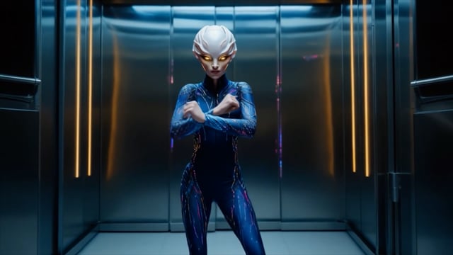 踊るエイリアン