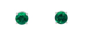 7.50 ct. t.w. Simulated Multi-Gemstone Jewelry Set: Three Pairs of Stud Earrings in Sterling Silver