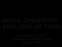 "Media Chemistry" (2025)