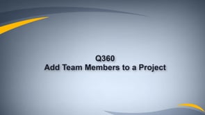 Add Project Team Members