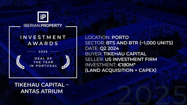 DEAL OF YEAR IN PORTUGAL | IBERIAN PROPERTY AWARDS - 2025