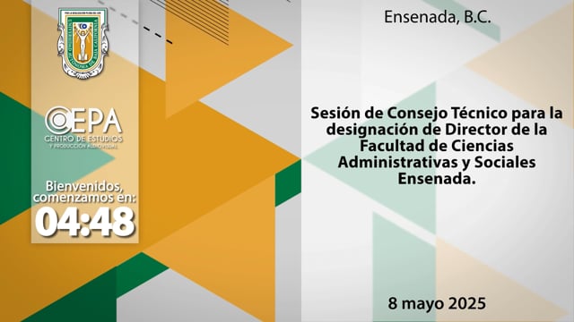 Presentación de terna de aspirantes a Director(a) de la Facultad de Ciencias Administrativas y Sociales