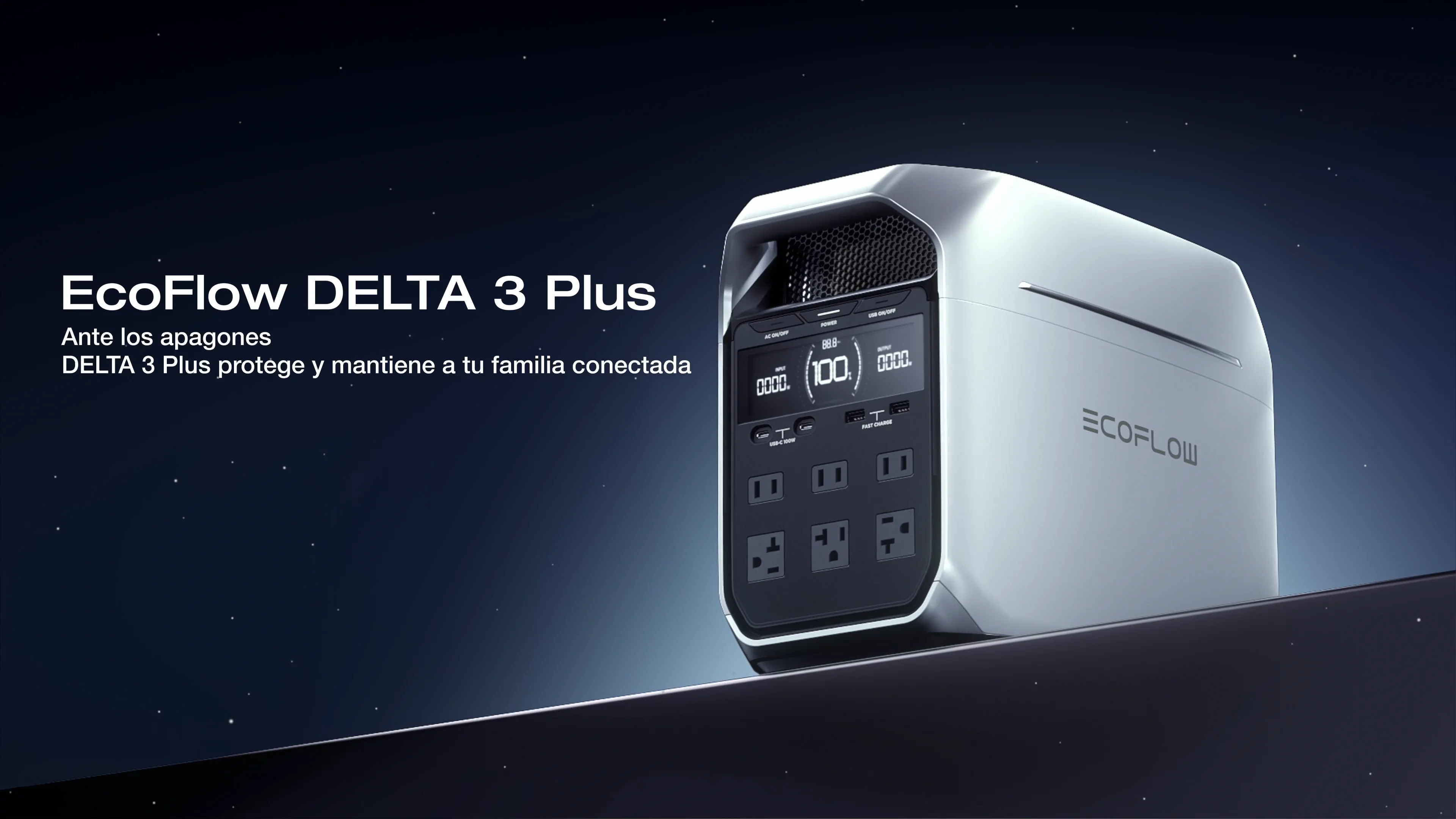 EcoFlow Delta 3 Plus Estación de Poder 1024Wh 1,800W – Nitecore