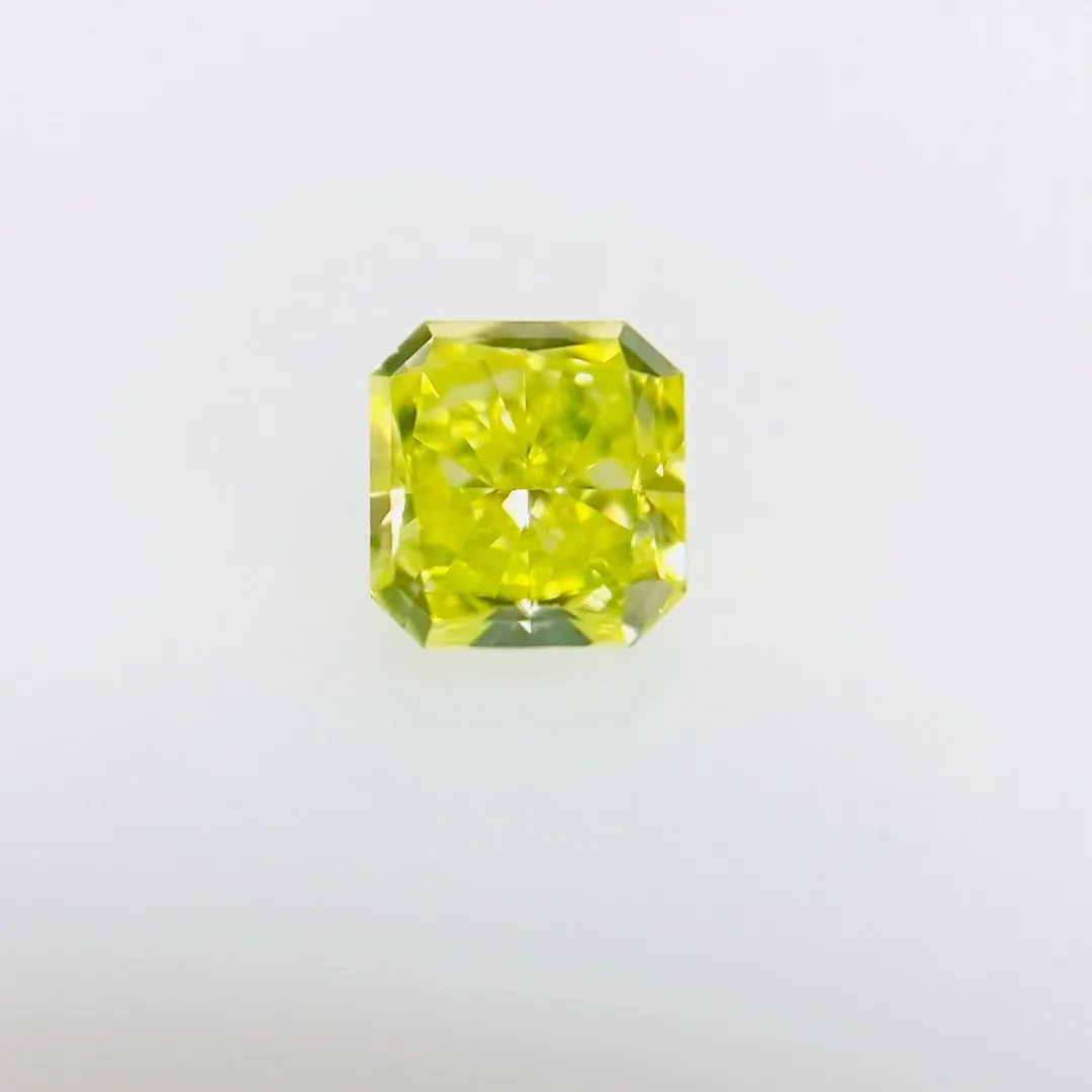 FANCY VIVID YELLOW GREEN 0.229ct SQ/RT3126/CGL - R.T.Diamonds Co Ltd.