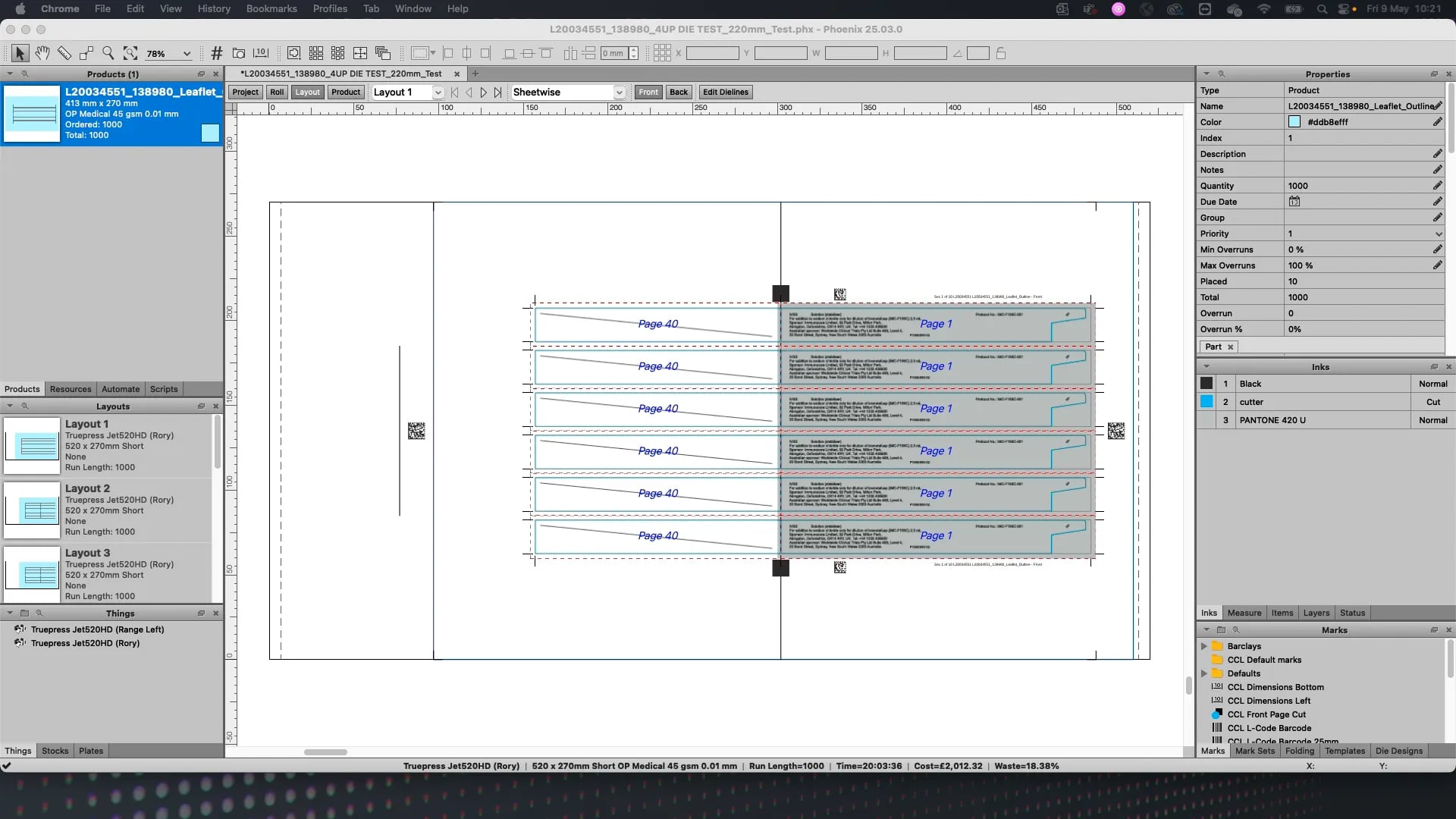 CCL Offset Issues with Layout - 09/05/2025