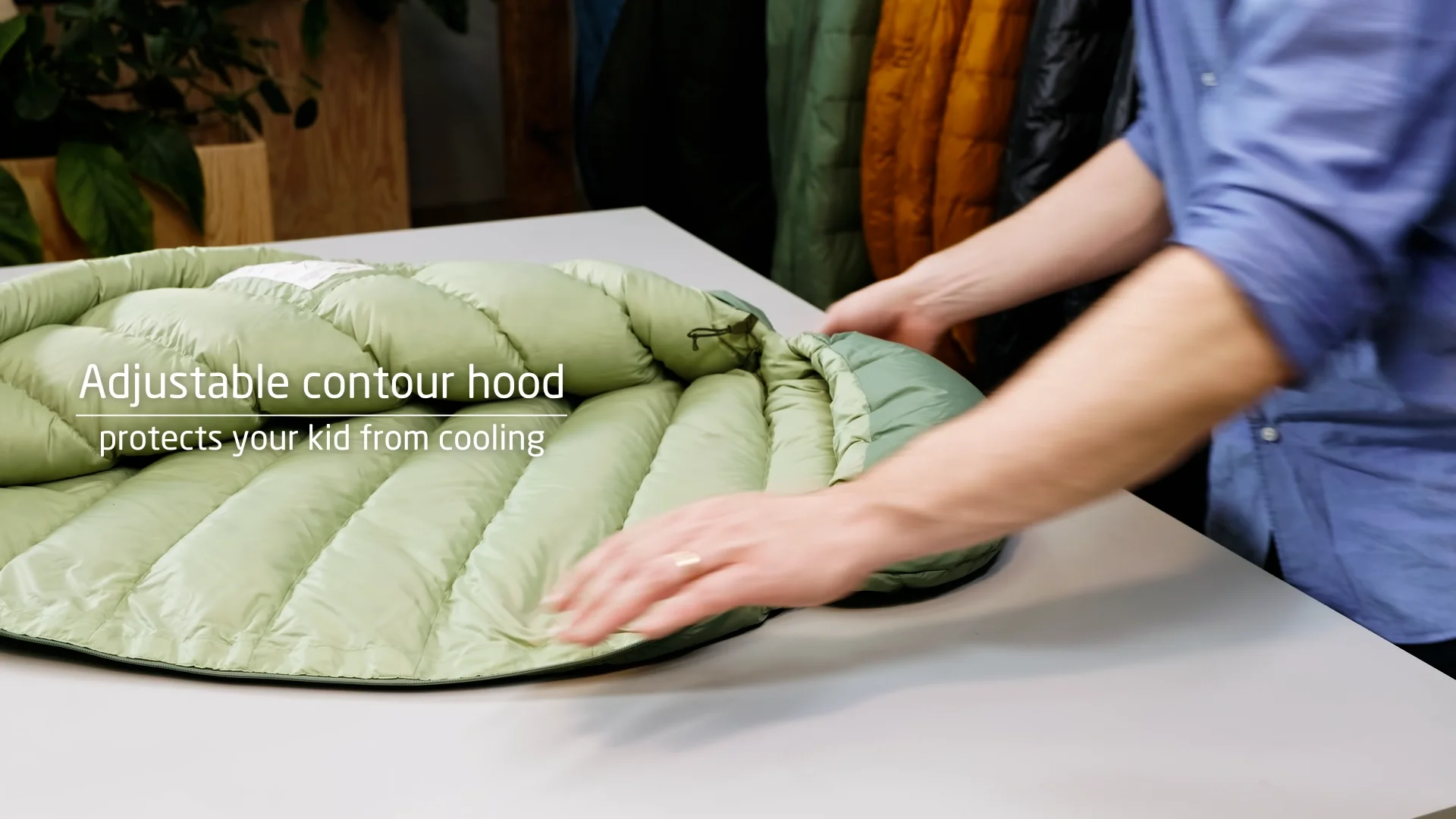 Ides Junior Mummy Sleeping Bag - Hedge Green