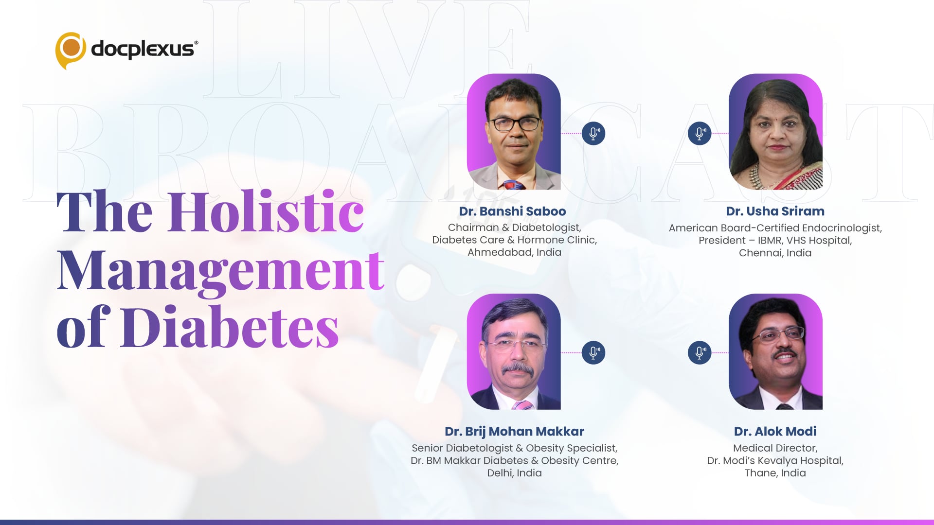 The Holistic Management of Diabetes