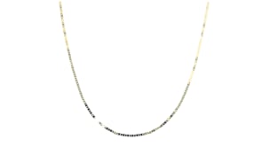 1.2mm 14kt Yellow Gold Mariner-Link Necklace