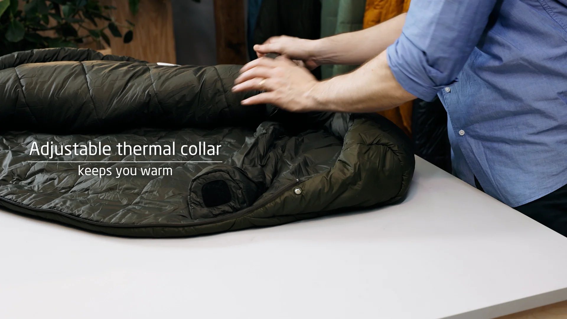 寝袋/寝具 koti BEAUTY&amp;YOUTH OLD MOUNTAIN kakemono Knuth +10° Mummy Sleeping Bag - Forest Night Green