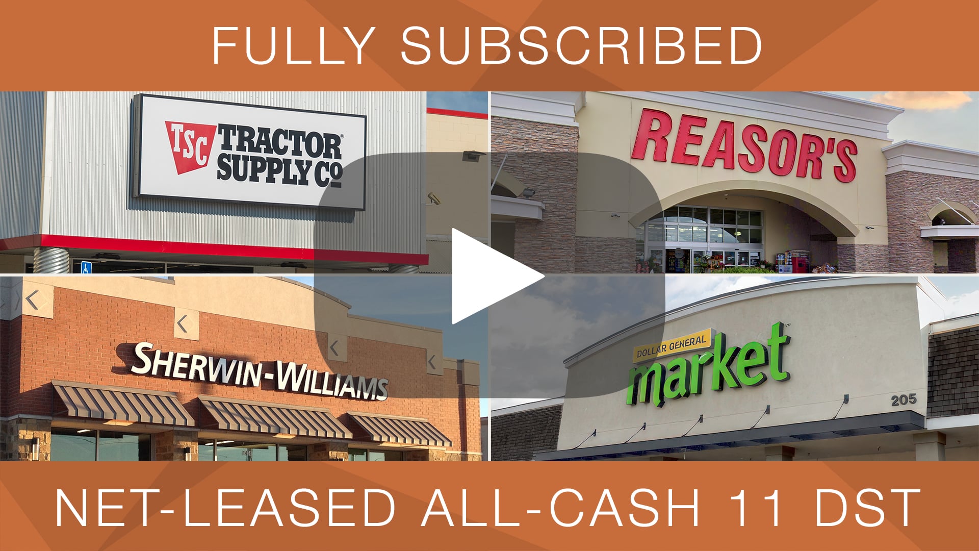 Net-Leased All-Cash 11 DST: Fully Subscribed