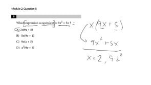 Module 2, Question 8