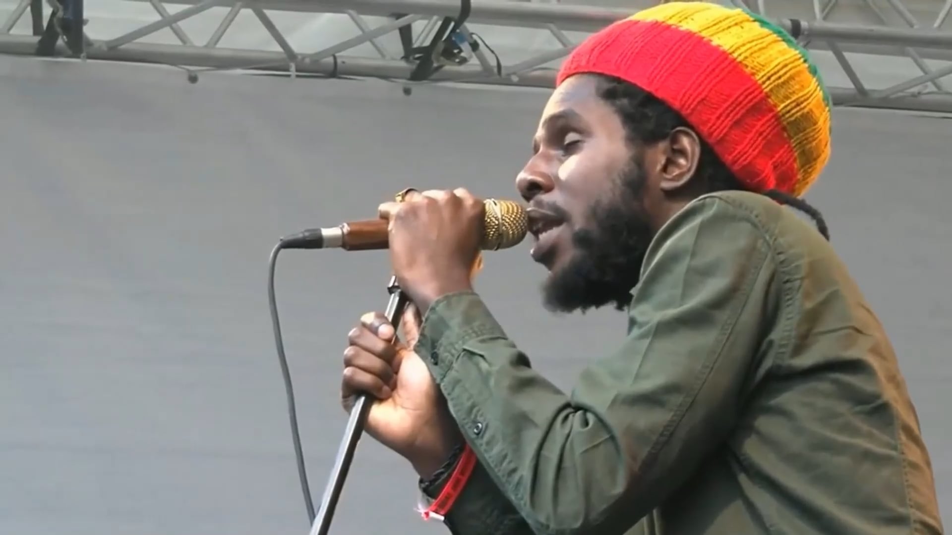 ⁣Chronixx and the Zincfence Redemption live at reggaejam 2016