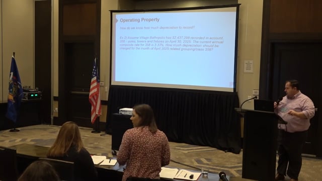 Operating Property Continued, and Work Order Processing and Accounting by Brendan Kennedy from BST - A&F Workshop