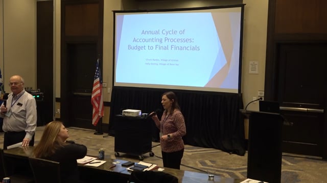 Annual Cycle of Accounting Processes by Chuck Rankin from Groton and Holly Easling from Penn Yan - A&F Workshop
