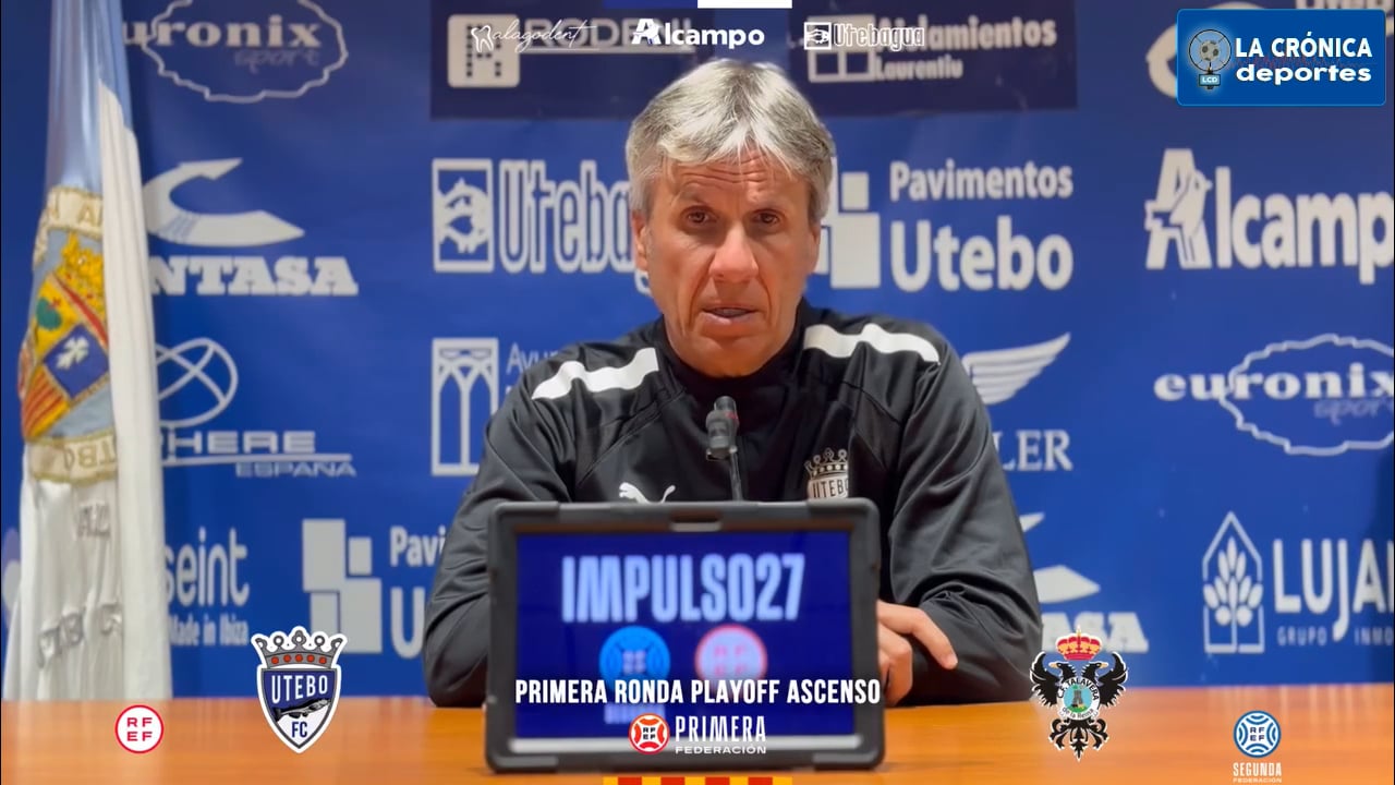 LA PREVIA / Utebo FC - CD Talavera / JUAN CARLOS BELTRÁN (Entrenador Utebo) Ida Semifinales Playoff de Ascenso a 1ª RFEF