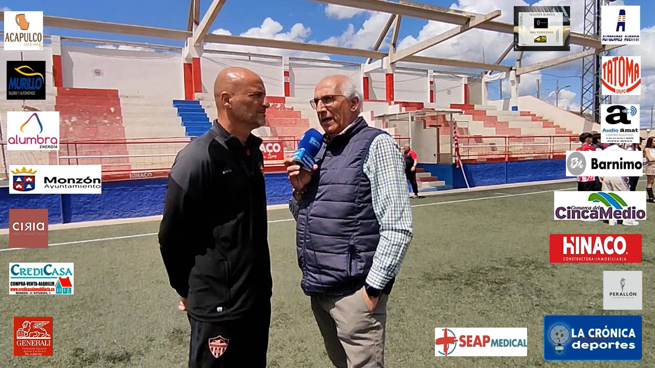 ISMAEL MARIANI (Entrenador Monzón) At Monzón Alumbra 2-1 CD Ebro  / J 34 / 3ª RFEF