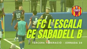 Resum FC l'Escala 3-1 CE Sabadell B