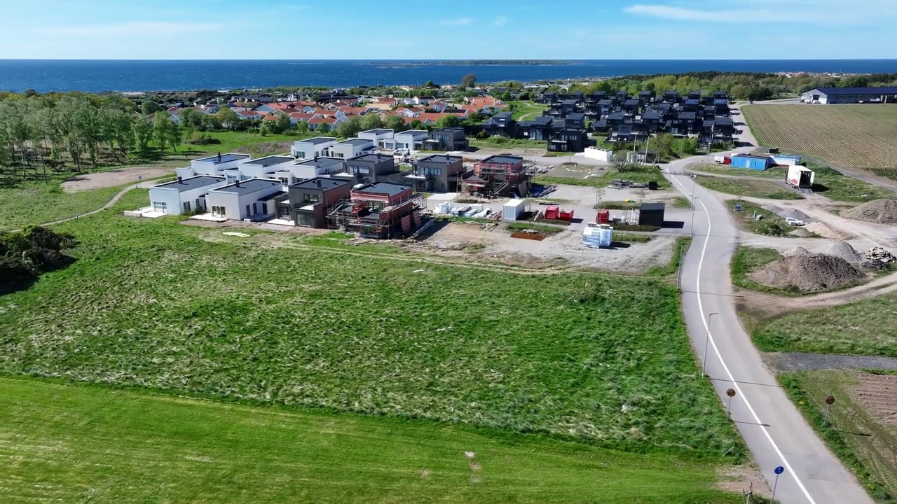 Kedjehus på Sol och Hav Etapp 2 Båstads kommun - video