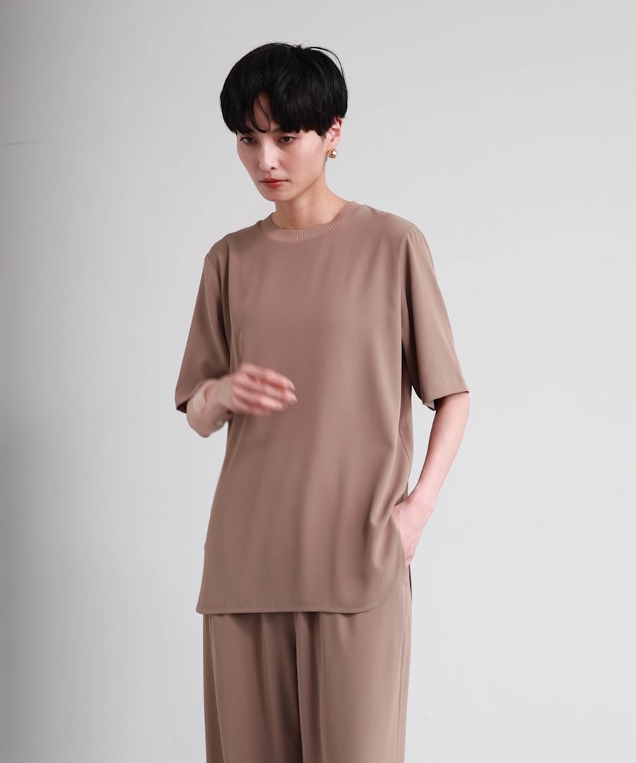 新色追加】ダブルクロスハーフスリーブプルオーバー【WEB限定