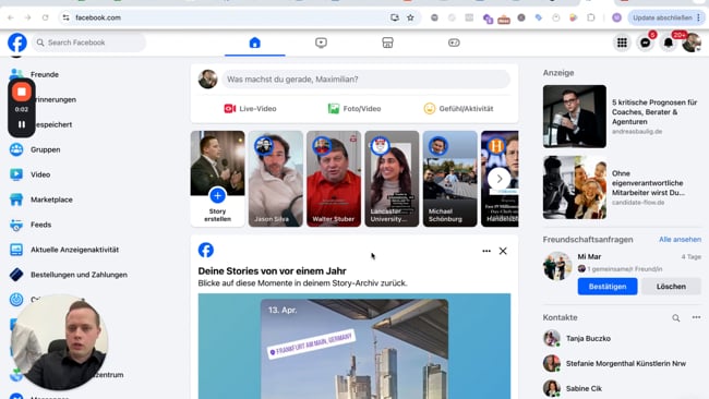 Seiten auf Meta erstellen