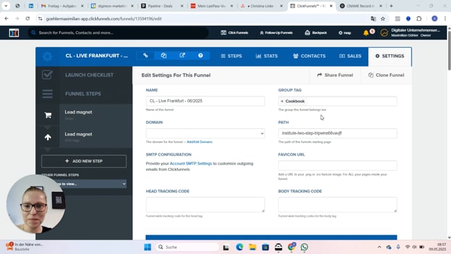 CNAME Record bei Clickfunnels Teil 1
