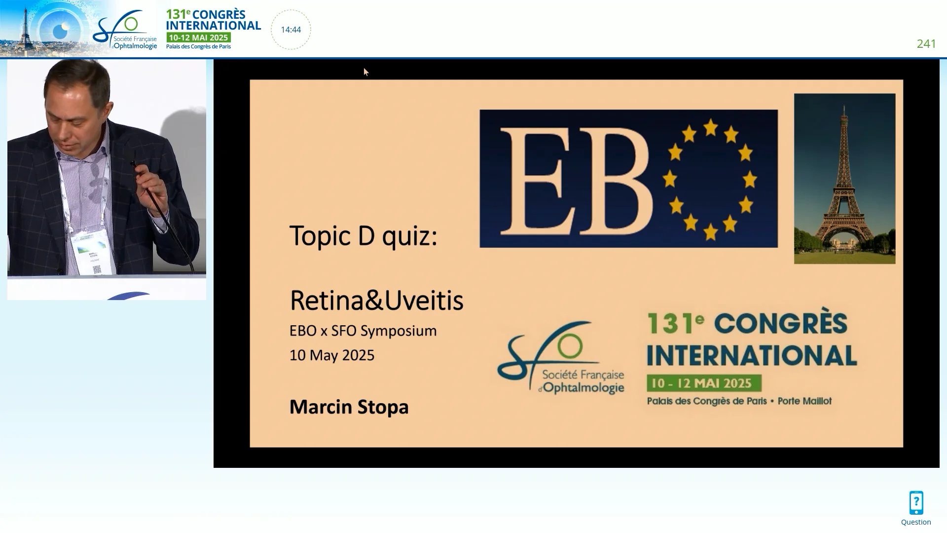 EBO Exam Preparation Workshop, May 10th 2025 |
