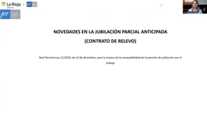 Microponencia express - Novedades en la Jubilacin Parcial Anticipada