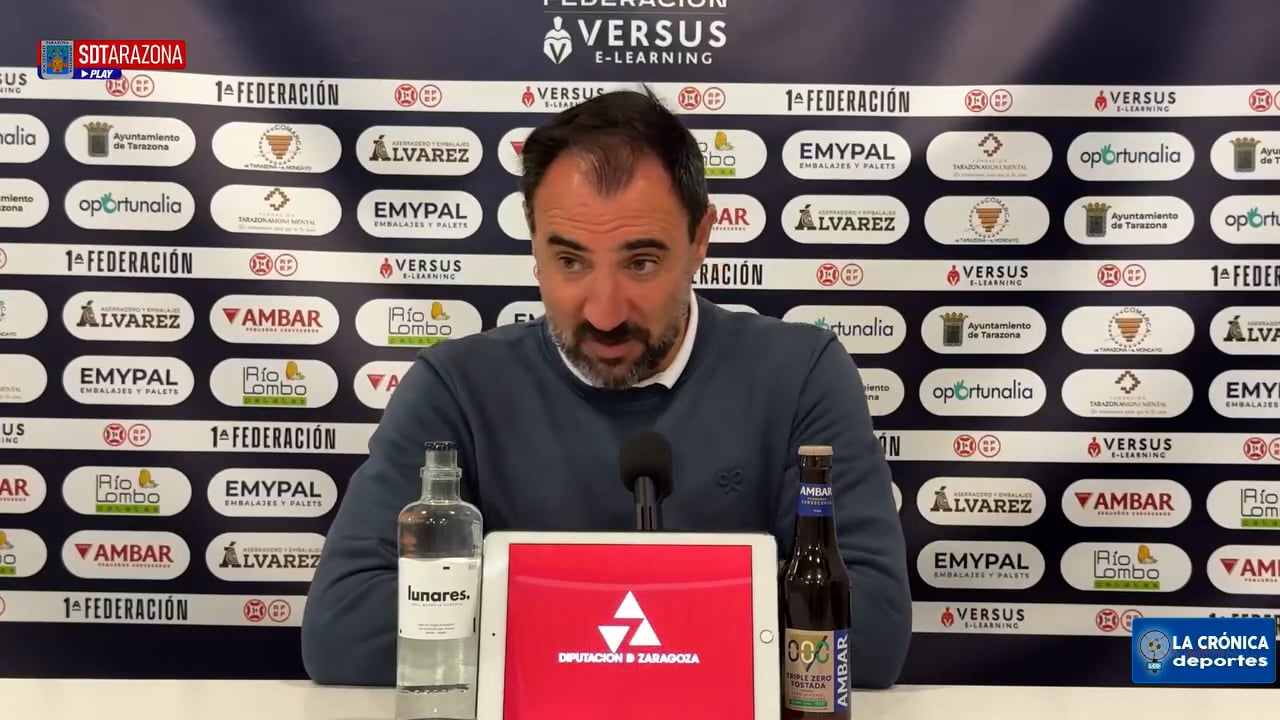 JUANMA BARRERO (Entrenador Tarazona) SD Tarazona 4-0 Ourense CF / J36 - 1ª RFEF / Fuente: SD Tarazona