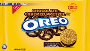 Chocolate Covered Pretzel Flavored Oreos