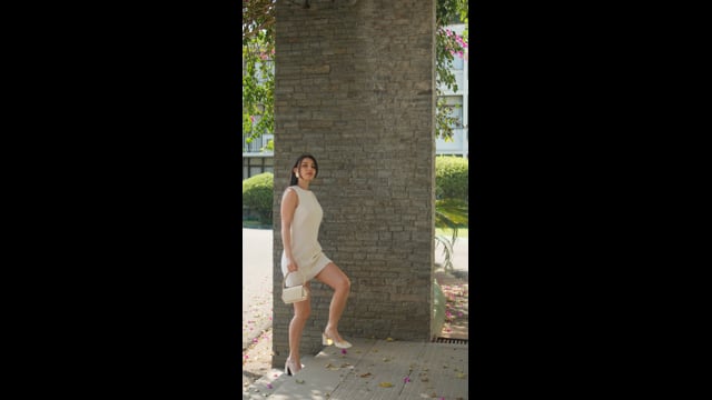 Vestido em Lã Texturizada | Trama - Off White