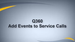 Create a Service Call Event
