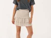 Beige skirt with smock | My Jewellery