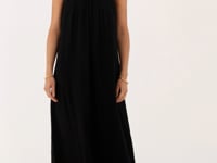 Black muslin maxi dress | My Jewellery