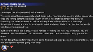 Josh From England Talks About Dealing With Anxiety