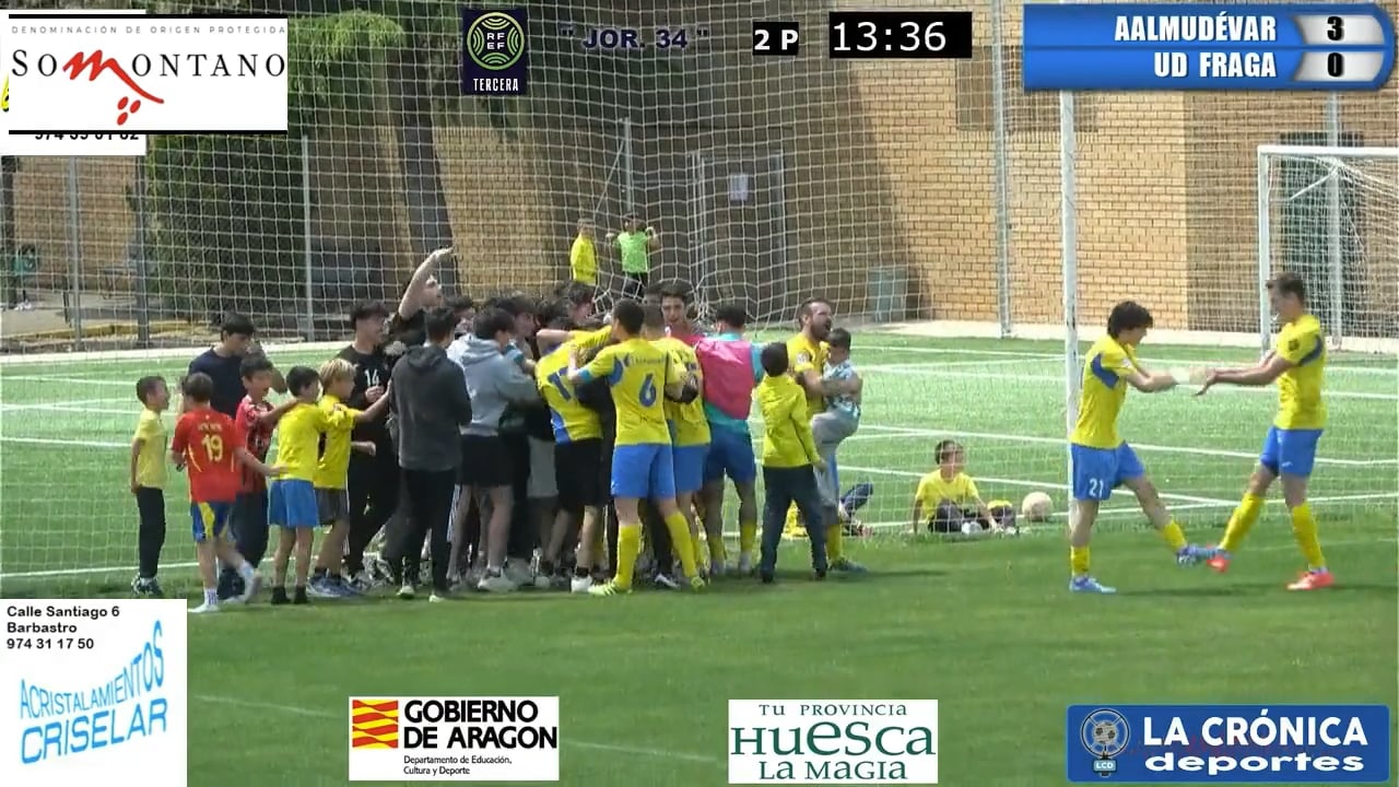 (RESUMEN Y GOLES) AD Almudévar 5-1 AD Almudévar / Jor. 34 / Tercera Rfef / 11.05.2025