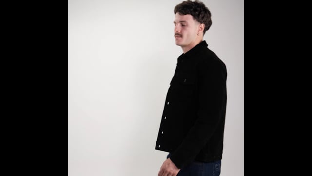 Jaqueta couro HOG - PRETA