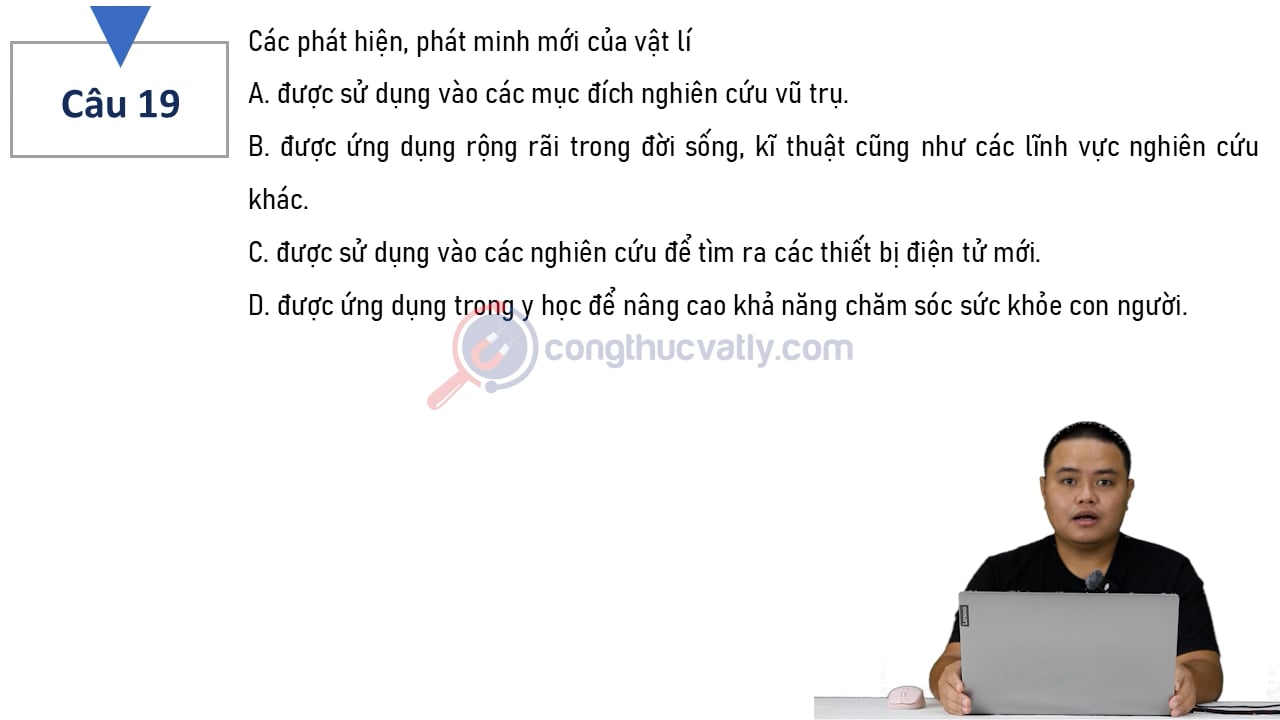 Các phát hiện, phát minh mới của vật lí