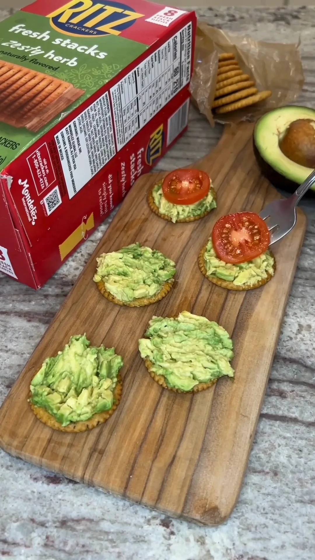 Snackworks | RITZ Fresh Stacks Zesty Herb Crackers, Travel Snacks