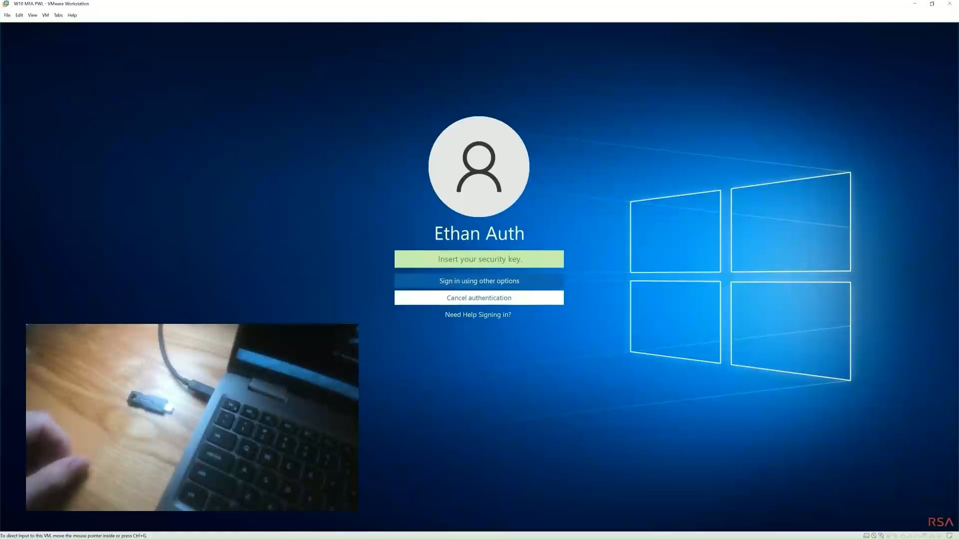RSA Demo - Passwordless Windows Desktop Login with RSA iShield | Videos ...