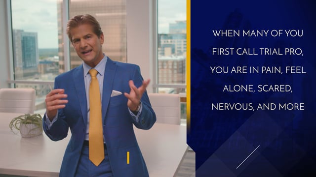 What to Expect when you first call Trial Pro