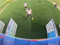 Skill 34) Roll, Pass Outside, Control Inside - Left Foot