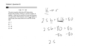 Module 1, Question 11