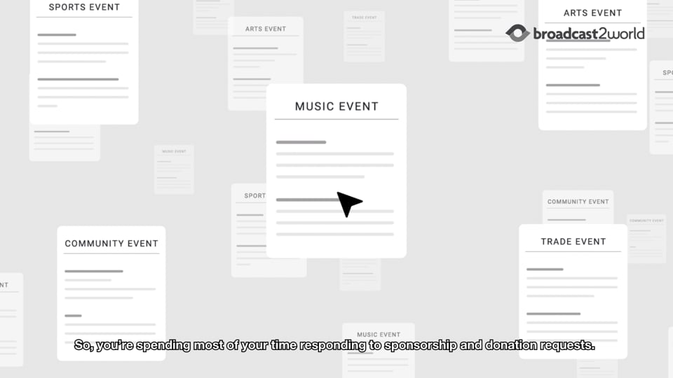 Sponsorium — Performind animated product demo