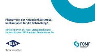 Phänotypen der Kniegelenksarthrose: Implikationen für die Behandlung?