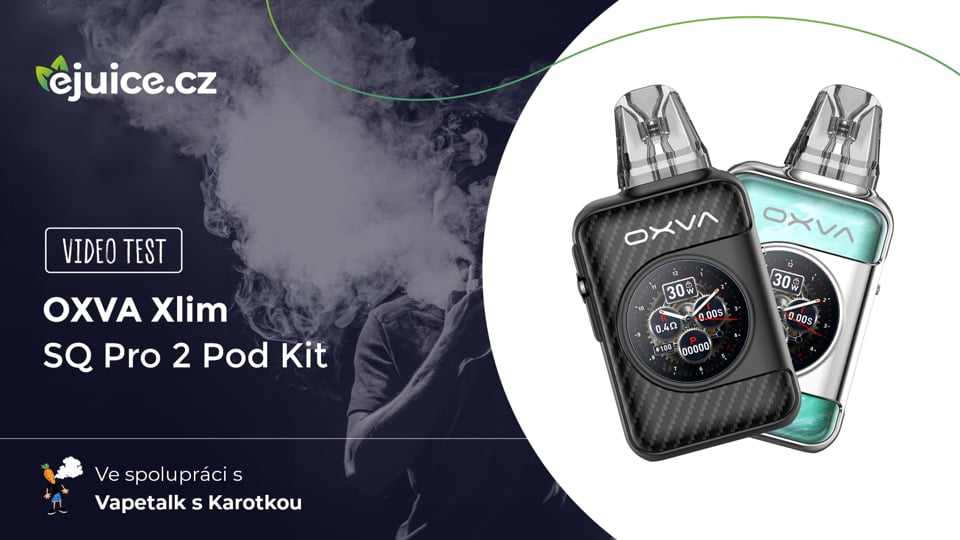 OXVA Xlim SQ Pro 2 Pod Kit - video test (CZ)