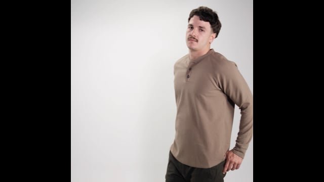 Camisa Henley - Bege