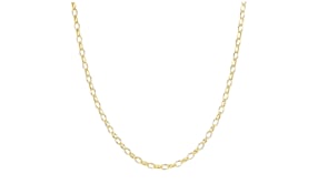 Italian 3.3mm 18kt Gold Over Sterling Rolo-Link Necklace