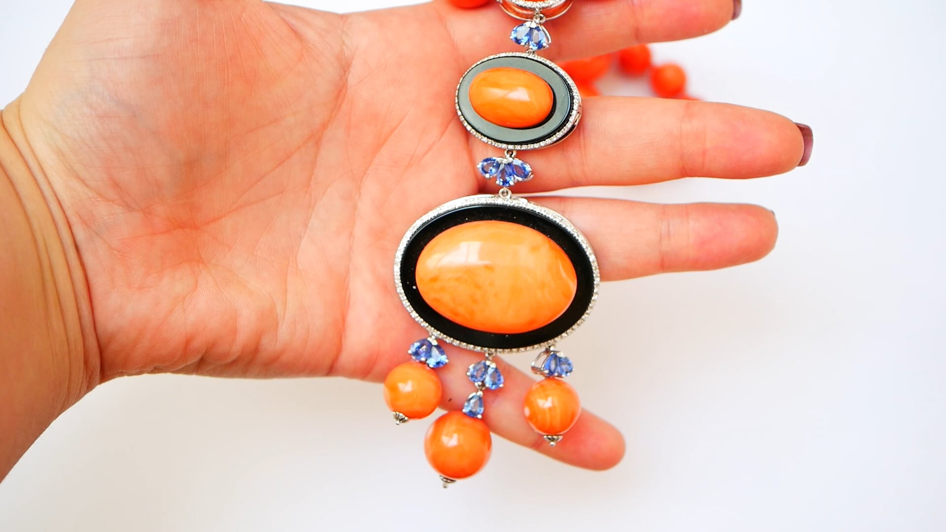 Collier - Doré - Pendentif hexagonal en cristal de quartz - 24 pouces